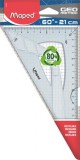Háromszög vonalzó, műanyag, 60°, 20 cm, MAPED Geometric (IMA242621)