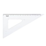 Háromszög vonalzó, műanyag, 60 °, 22 cm, KOH-I-NOOR (TKOH7447501)