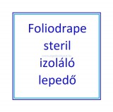 Hartmann Foliodrape Izoláló lepedő rag.széllel PP 75x90 cm 28db