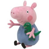 Hasbro Beanie Babies Lic PEPPA PIG, 28 cm - George (1)