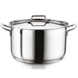 Hascevher Anett rozsdamentes lábas fémfedővel 30x14cm (12821)