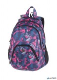 Hátizsák, 2in1, notebook tartóval és audió csatlakozóval, PULSE 'Teens Pink Ice'