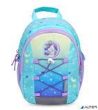 Hátizsák, cipzáras, BELMIL "Mini Kiddy Cute Unicorn", unikornis