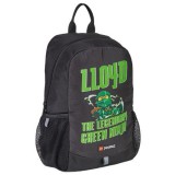Hátizsák, közepes, LEGO Ninjago Lloyd, fekete-mintás (L202812508)