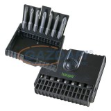 HAUPA 102216 "BitBox S" Bit készlet dobozban, 7 részes