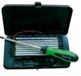 HAUPA 104008 Ipari csavarhúzó készlet cserélhető pengével, 11 alkatrész