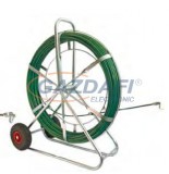 HAUPA 143218 Kábelbehúzó készülék STRONG Álló kivitel kerekekkel 120 m