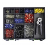 Haupa 270881 5.200 darab szigetelt érvéghüvely készlet (DIN színsorozat)