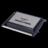 Hausberg HB-539IN 1300W fekete kontakt grill szendvicssütő, állítható termosztát, rozsdamentes ház (HB-539IN)