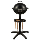 Hausberg HB-540 1600W állvánnyal, 39,5cm grill átmérő, 5 fokozat, elektromos barbeque grillszett (HB-540)