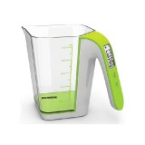 Hausberg HB-6014 műanyag edény beosztással, LCD kijelző, digitális precíziós konyhai mérleg (HB-6014)