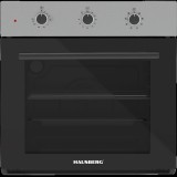 Hausberg HB-8044IN inox-fekete, beépíthető, sütőtér:58L, grill, hőlégkeveréses, sütő