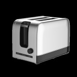 Hauser T-822 870W 2 szeletes Inox Kenyérpirító