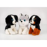 Hausmann Csillogó szemű kutyus plüssfigura, 30 cm - többféle