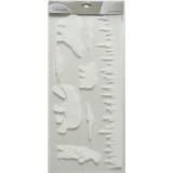 Hausmann Fehér színű karácsonyi ablakmatrica csomag - jegesmedve