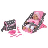 Hausmann Játékbaba hordozóval és pelenkázótáskával