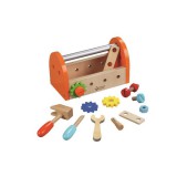 Hausmann Szerszámosláda fából - 10 db-os szett