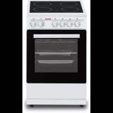 Hausmeister HM5028 Kerámialapos 4 zónás szabadonálló Elektromos Tűzhely - Fehér (HM5028)