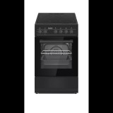 Hausmeister HM5029 Kerámialapos 4 zónás szabadonálló Elektromos Tűzhely - Fekete (HM5029)