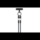 Havit CB6340 USB-C apa - USB-C apa Töltőkábel 1.2m - Fekete/Kék (CB6340 1.2M)
