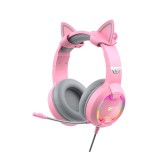 Havit Gamenote H2002D gaming headset rózsaszín (H2002D pink) - Fejhallgató