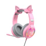 Havit Gamenote H2233D gaming headset rózsaszín (H2233d-pink) - Fejhallgató