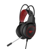 Havit Gamenote H2239D gaming headset fekete-piros (H2239D) - Fejhallgató