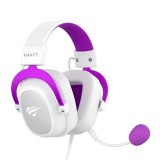 Havit H2002d Vezetékes Gaming Headset - Lila/Fehér (H2002d)