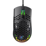 Havit MS1036 RGB Vezetékes Gaming Egér - Fekete (MS1036)