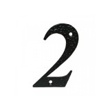 Házszám alumínium, fekete, 2