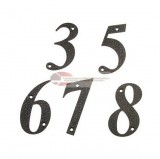 Házszám fémből