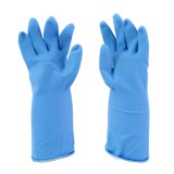 Háztartási gumikesztyű bélelt 10-es méret - kék