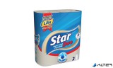 . Háztartási papírtörlő, 2 rétegű, 2 tekercses, 'Star Duo'