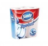 . Háztartási papírtörlő, 2 rétegű, 2 tekercses, Sindy (KHH292)