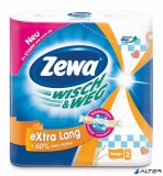 Háztartási papírtörlő, 2 rétegű, 2 tekercses, ZEWA "Wisch&Weg extra lang"
