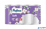 Háztartási papírtörlő, 2 rétegű, 50 lap, 4 tekercses, PUFINA "Soft"