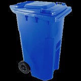 Háztartási szemetes kuka, kék 240 L (11967)