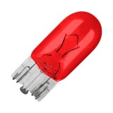 Hd Izzó 12V/5W w2,1x9,5d piros OEM