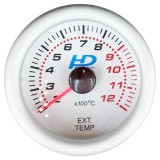 Hd Műszer kék ledes kipufogógáz hőmérő 52mm LED7708