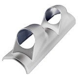 Hd Műszertartó ház 52mm-es műszerhez 2-es ezüst MGA2/S(L)