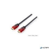 HDMI 2.0 kábel, 4K/60Hz, aranyozott, 2 m, EQUIP
