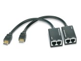HDMI - 2db Cat 5 konverter 30m-ig