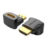HDMI adapter Vention AIOB0 90 fokos male és Female adapter (fekete)