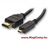 HDMI apa - Micro HDMI apa kábel 2m Delight 20317