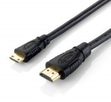 HDMI apa - Mini HDMI apa v1.4 3D kábel 2m Equip 119307