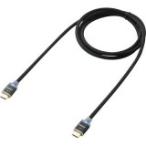 HDMI CsatlakozókábelLED-del[1x HDMI dugó - 1x HDMI dugó]2.00 mFeketeSpeaKa Professional (SP-7870464) - HDMI