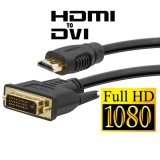 HDMI - DVI-D kábel Fekete 3m 20381