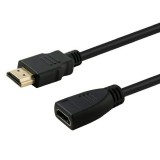 HDMI–HDMI Kábel Savio CL-132 Fekete 1 m