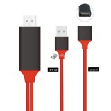 HDMI – USB átalakító kábel, kompatibilis telefon csatlakoztatásához HDMI eszközökhöz