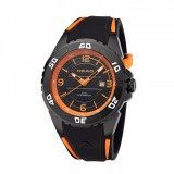 HEAD VANCOUVER karóra, 46mm, fekete/narancs